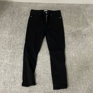 Agolde black high rise skinny Jean